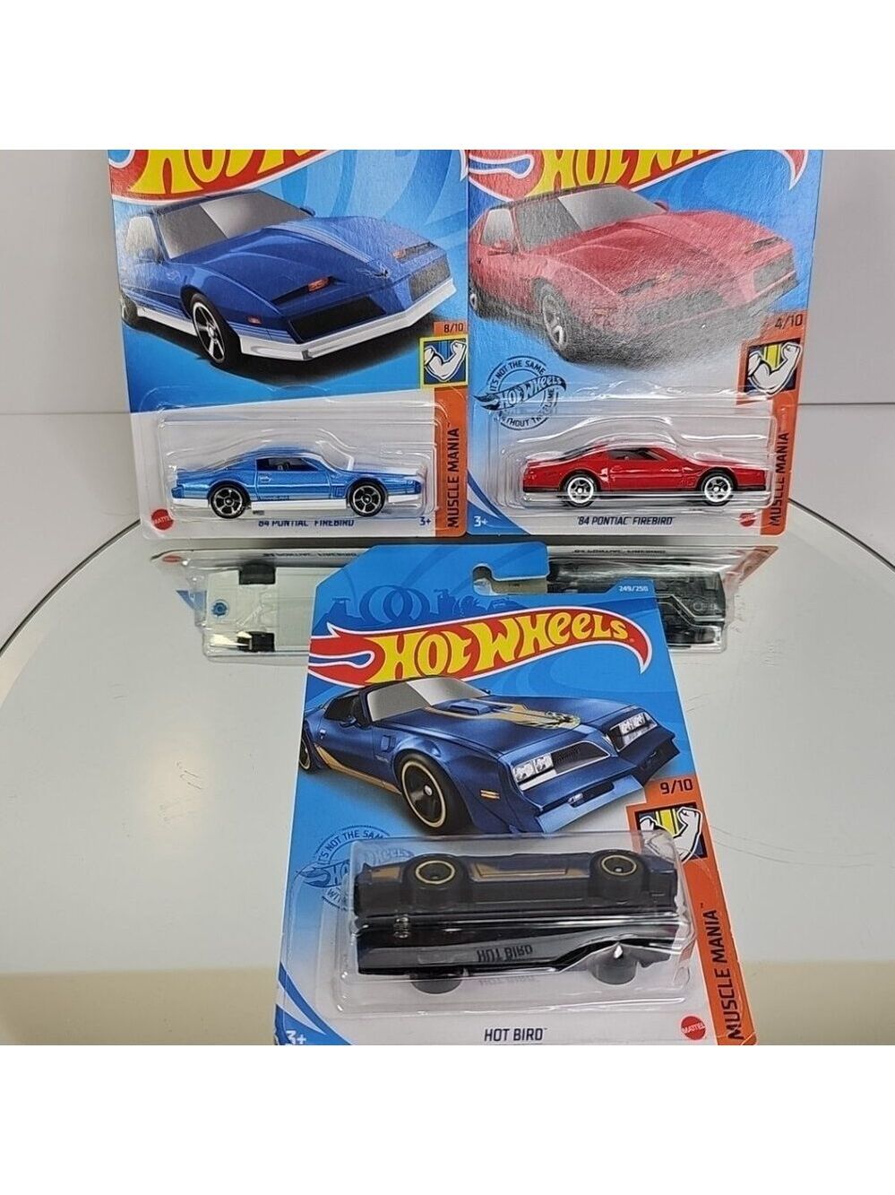 Pontiac Firebird 1984 Hot Bird Hot Wheels Diecast Cars HW Muscle Mania Set Of 3